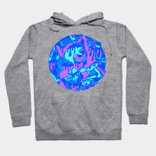 Blue Circle of Drip Hoodie